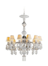 Belle De Nuit 12 Lights Chandelier, Silver Luster (US)